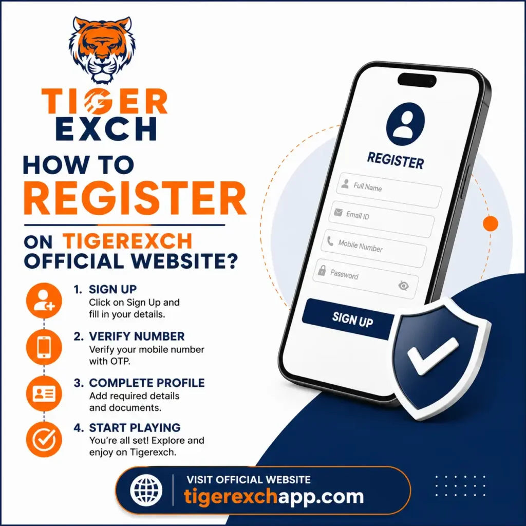 How to Create Your TigerExch Account tigerexchapp.com