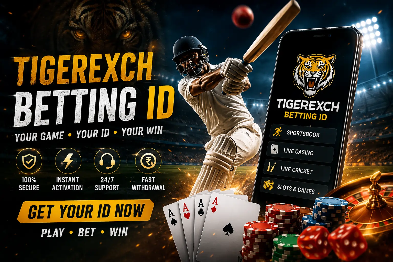 Online Cricket ID at Tigerexch